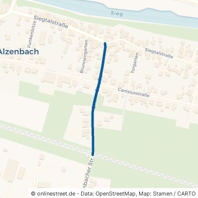 Bitzer Straße Eitorf Alzenbach 