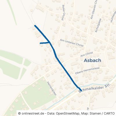 Feldstraße Schmalkalden Asbach 