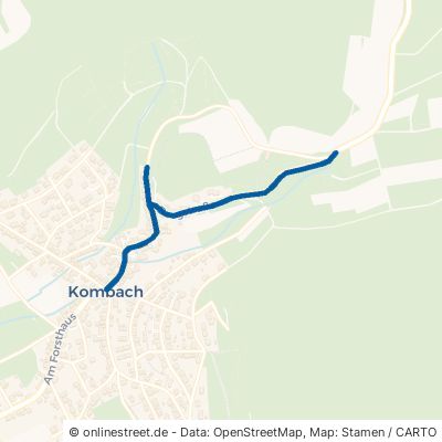 Bergstraße Biedenkopf Kombach 