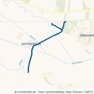 Rottenwöhrer Straße Massing Oberdietfurt 