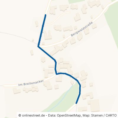 Ebenunger Straße Sinzheim Ortsgebiet 