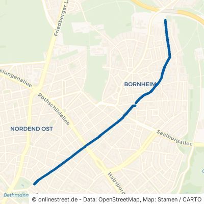 Berger Straße Frankfurt am Main Nordend-Ost 
