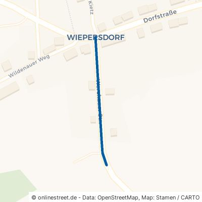 Werchauer Straße Schönewalde Wiepersdorf 