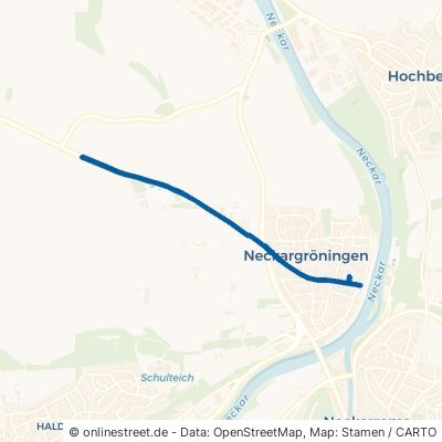 Ludwigsburger Straße Remseck am Neckar Neckargröningen 