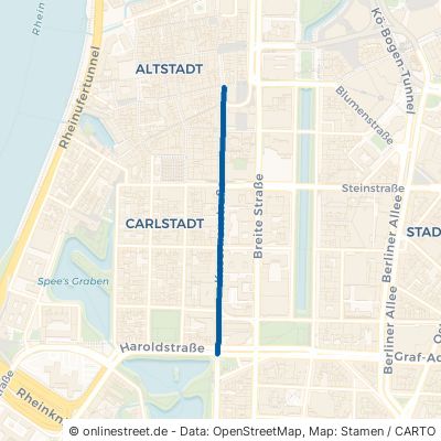 Kasernenstraße Düsseldorf Stadtmitte 