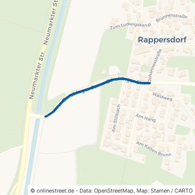Berchinger Straße Berching Rappersdorf 