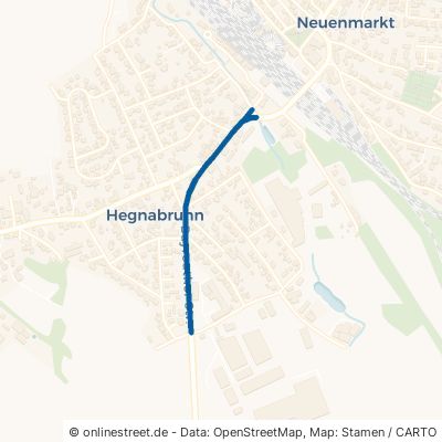 Bayreuther Straße Neuenmarkt Hegnabrunn 