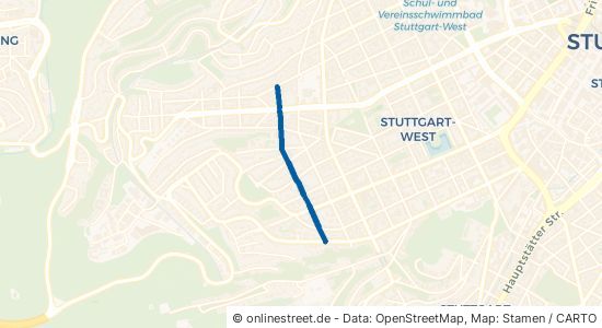 Seyfferstraße Stuttgart West 