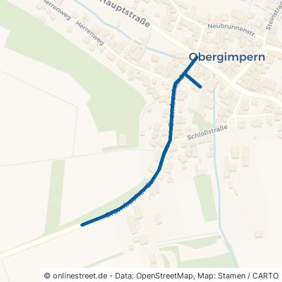 Grombacher Straße Bad Rappenau Obergimpern 