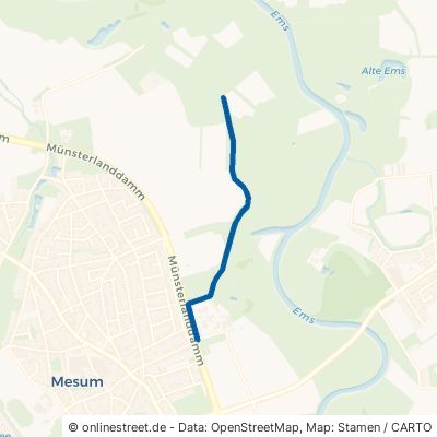 Pegelbusch Rheine Mesum 