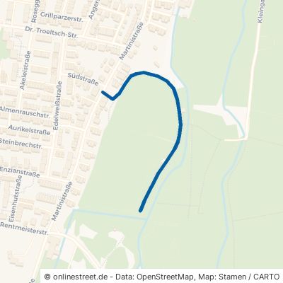 Oberer Krautgartenweg Augsburg Haunstetten 
