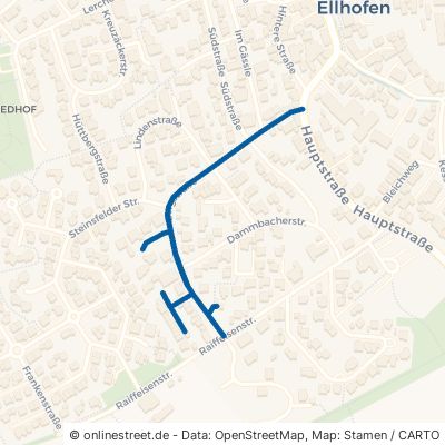 Bergstraße Ellhofen 
