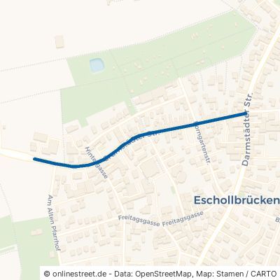 Crumstädter Straße Pfungstadt Eschollbrücken 