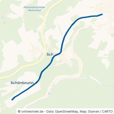 Löhmarer Weg Schwarzenbach am Wald Schwarzenstein 