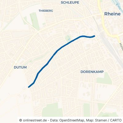 Dutumer Straße Rheine Dutum 