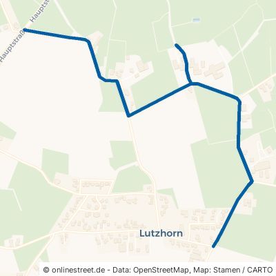 Im Dorf Lutzhorn 