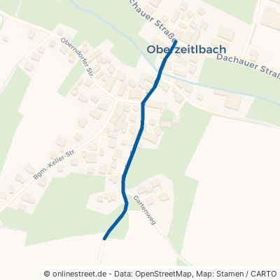 Dorfstraße Altomünster Oberzeitlbach 