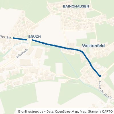 Westenfelder Straße Sundern Westenfeld 