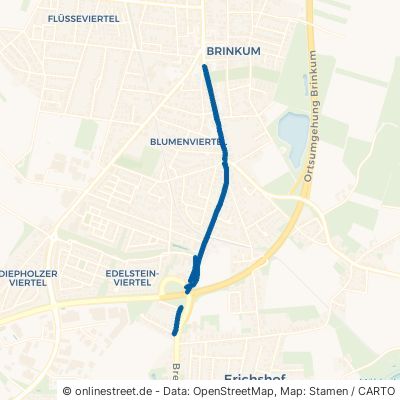 Syker Straße Stuhr Brinkum 