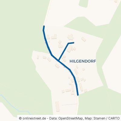 Dorfstraße Hilgendorf Upahl Plüschow 