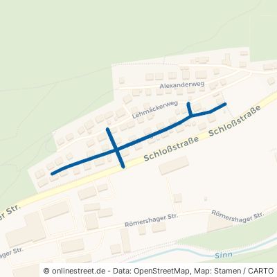 Forstweg Bad Brückenau Römershag 