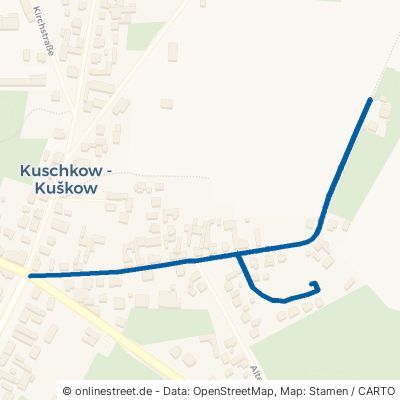 Pretschener Straße Märkische Heide Kuschkow 