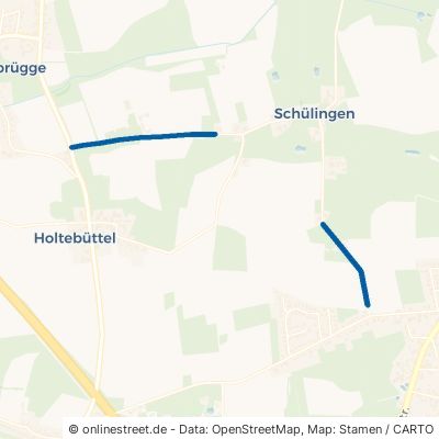 Schülinger Straße Langwedel Holtebüttel 