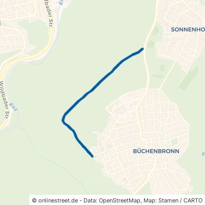 Siedlesweg Pforzheim Büchenbronn 