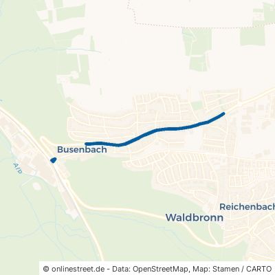 Ettlinger Straße Waldbronn Busenbach 