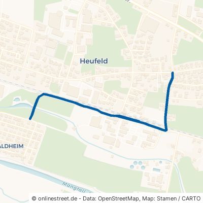 Waldheimer Straße Bruckmühl Heufeld 