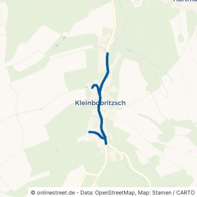 Freitaler Straße Frauenstein Kleinbobritzsch 