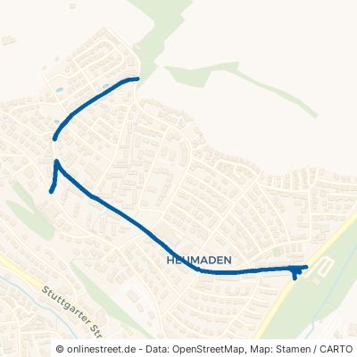 Heinz-Schnaufer-Straße Calw Heumaden 