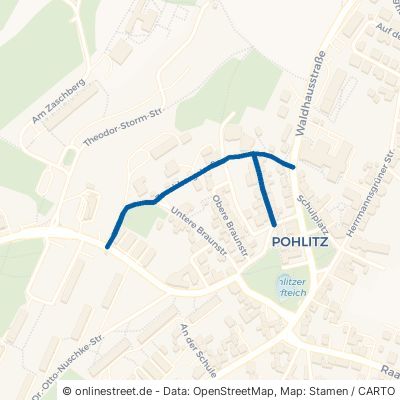 Zaschbergstraße Greiz Pohlitz 