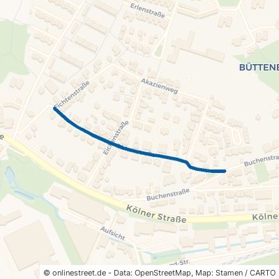 Birkenstraße Ennepetal Büttenberg 