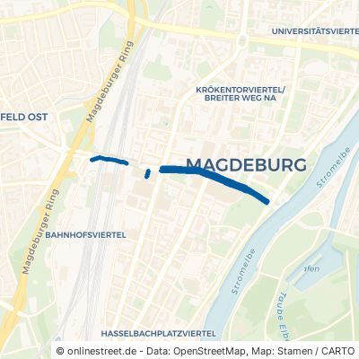 Ernst-Reuter-Allee Magdeburg Altstadt 