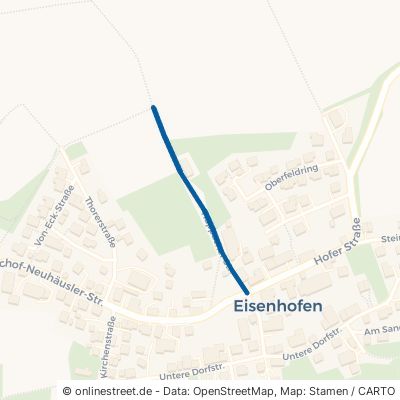 Happacher Straße Erdweg Eisenhofen 