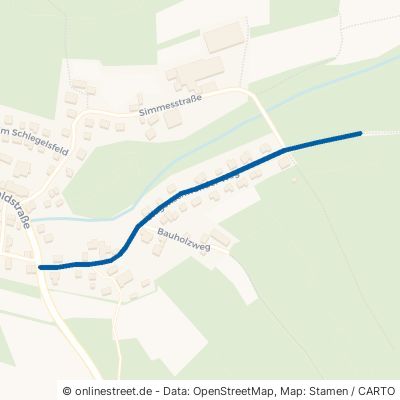 Wagenschwender Weg Waldbrunn Mülben 