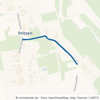 Pritzen-Ressener Weg 03229 Amt Altdöbern Pritzen 