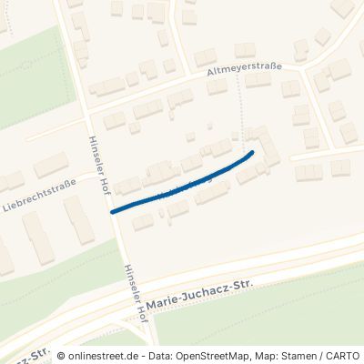 Kalthofweg 45277 Essen Überruhr-Hinsel Stadtbezirke VIII