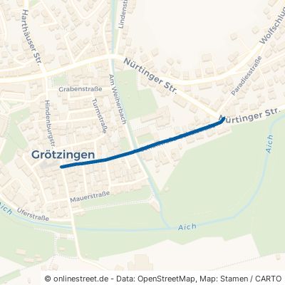 Schulstraße Aichtal Grötzingen 