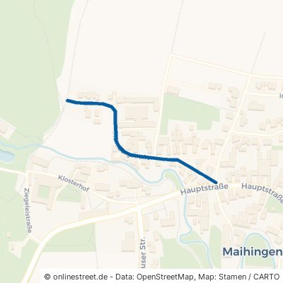 Mühlbergstraße Maihingen 