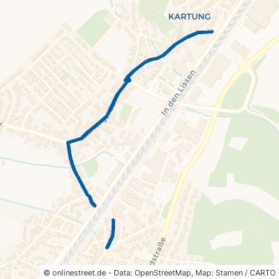 Kartunger Straße 76547 Sinzheim Ortsgebiet 