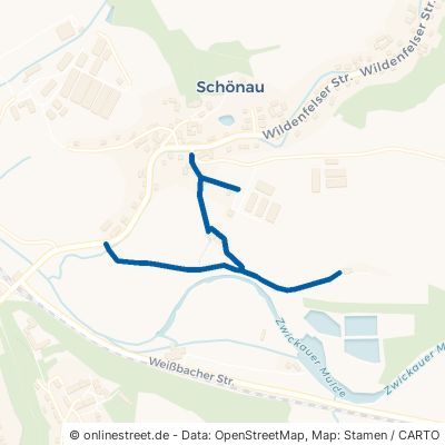 Muldenweg Wildenfels Schönau 