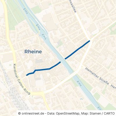 Emsstraße Rheine Innenstadt 