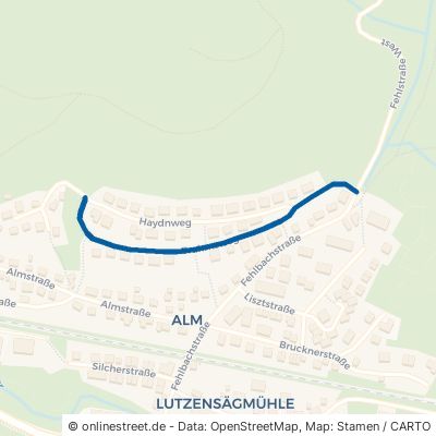 Brahmsweg Murrhardt Alm-Siedlung 