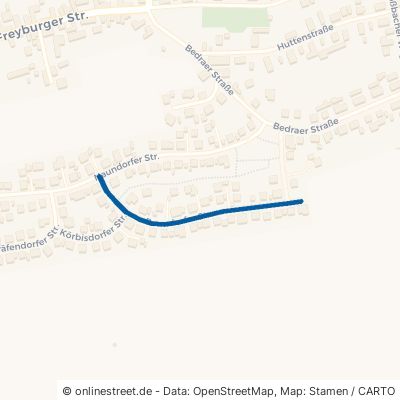 Benndorfer Straße Braunsbedra Schortau 