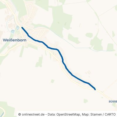 Dorfstraße Weißenborn (Erzgebirge) Weißenborn 