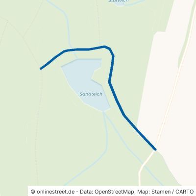 Sandteichweg Wachau Seifersdorf 