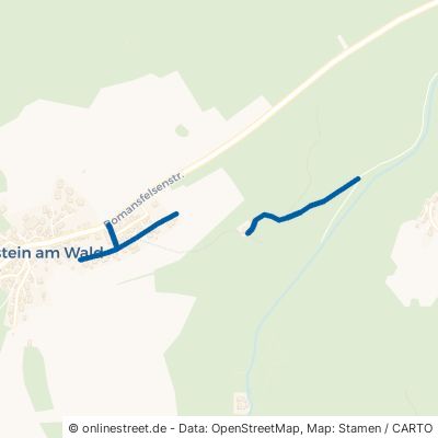 Viceburgweg Schwarzenbach am Wald Bernstein a Wald 