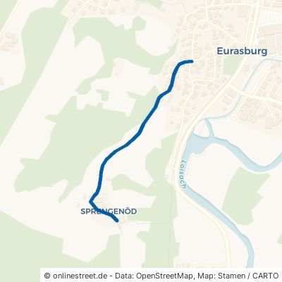 Sprengenöder Straße Eurasburg Lengenwies 